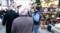 Walking through Grand Bazaar street market in Sultanahmet, Istanbul, Turkey